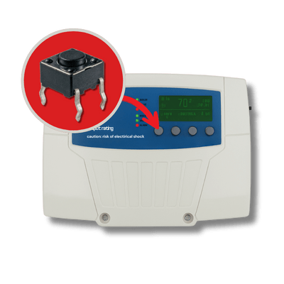 Diagram of an IoT heating system controller with sensors and boiler