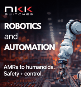 <strong>NKK Switches in Robotics & Automation: AMRs, Teach Pendants, Cobots and Humanoids</strong>