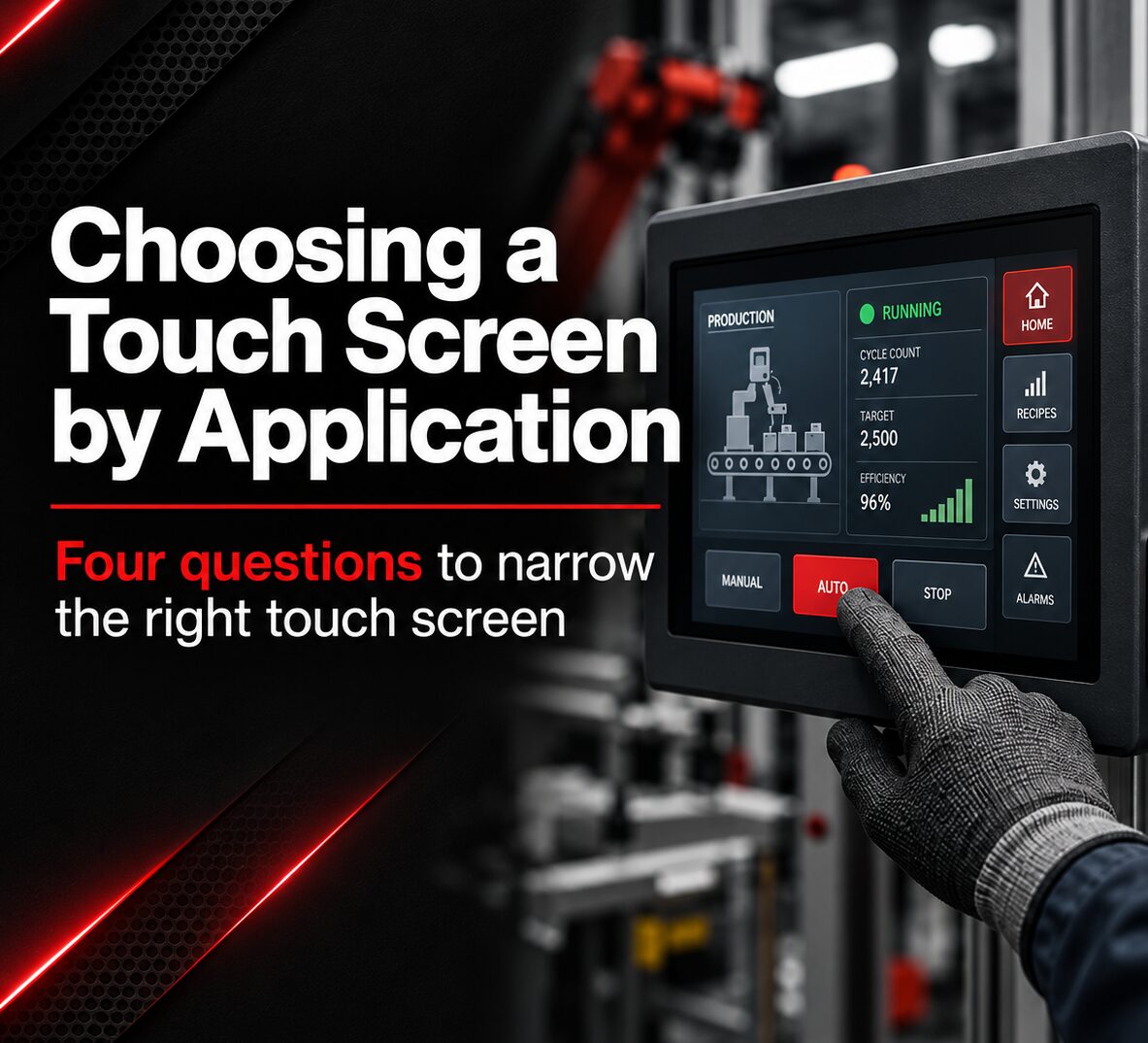 <strong>Choosing a Touch Screen by Application</strong>