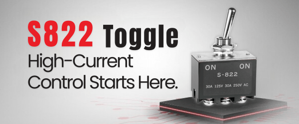 S822 High Capacity, Panel Sealed Toggle Hero